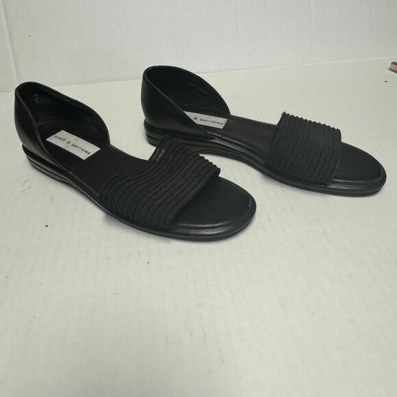 Croft & Barrow Shoes Women's 8 M Black Sandals w/ Closed heels slip on - Picture 12 of 14